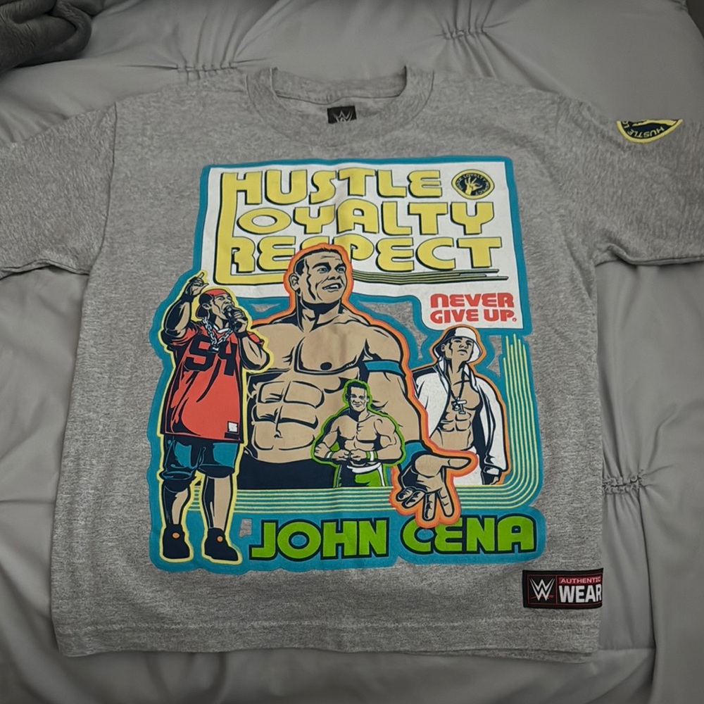 WWE Gray Short Sleeve Tee